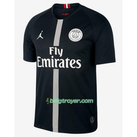 Billige Fotballdrakter Paris Saint-Germain Jodan Svart Tredjedraktsett 2018/19 Kortermet